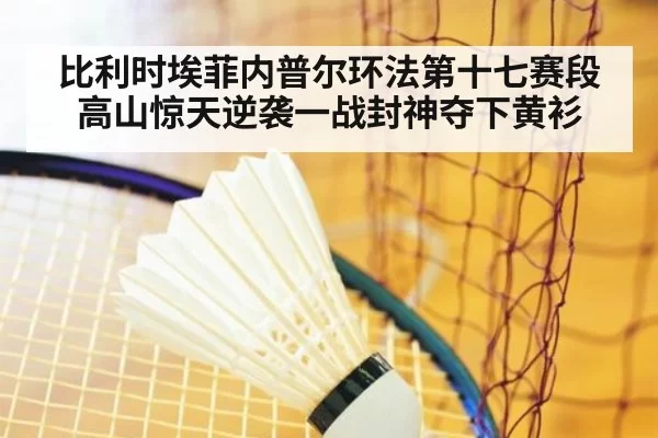 比利时埃菲内普尔环法第十七赛段高山惊天逆袭一战封神夺下黄衫